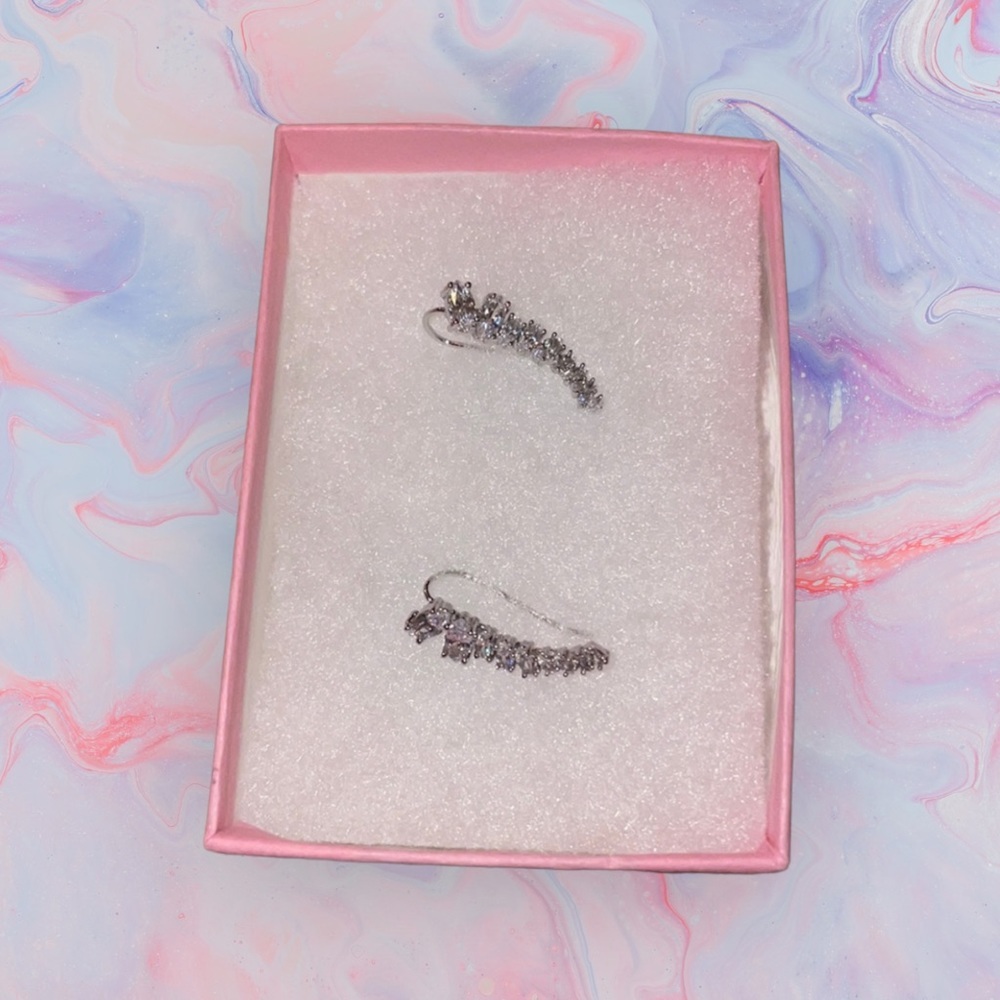 Pretty rhinestone earrings